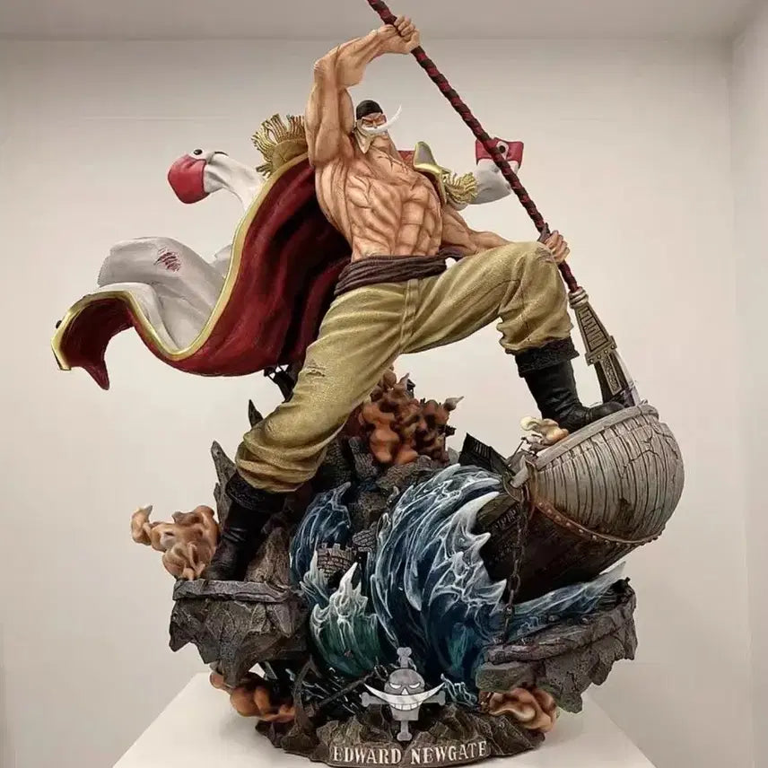 [BUNJANG] Whitebeard Resin Diorama Figure / *주문제작새상품*원피스 흰수염 레진 디오라마 초대형 피규어