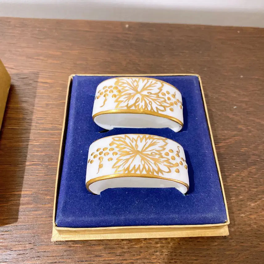 [BUNJANG] Royal Crown Derby Vine Pattern Napkin Ring / 로얄크라운더비 바인패턴 냅킨링 희귀템