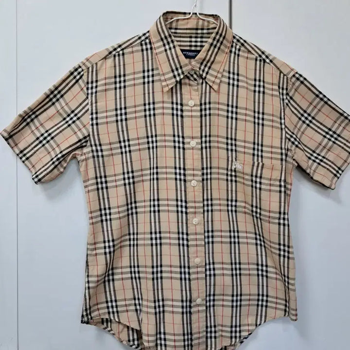 [BUNJANG] Burberry Check Short Sleeve Shirt / 버버리 체크 반팔 셔츠