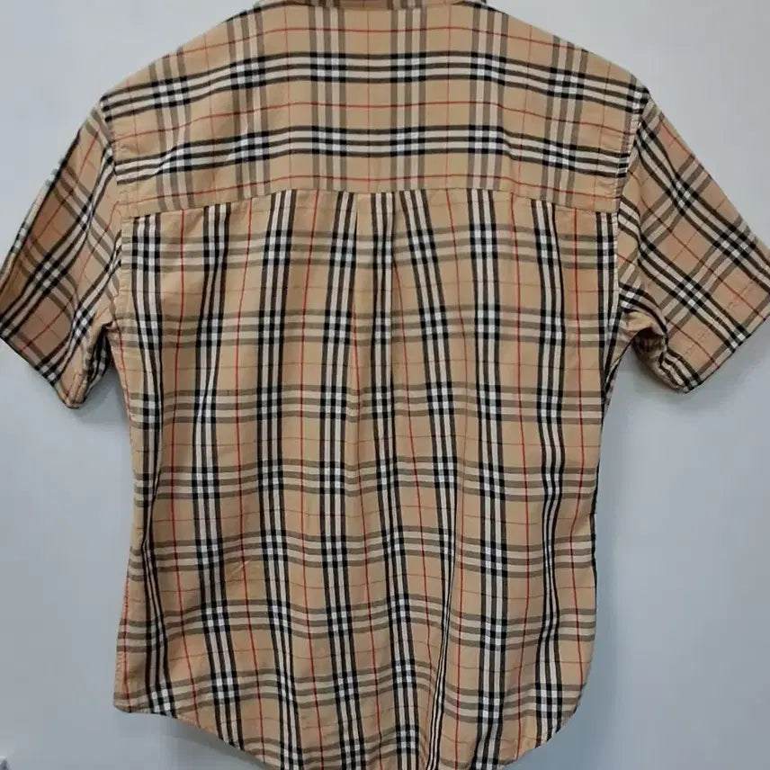 [BUNJANG] Burberry Check Short Sleeve Shirt / 버버리 체크 반팔 셔츠