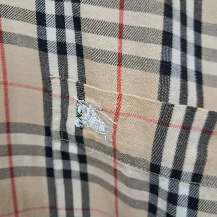 [BUNJANG] Burberry Check Short Sleeve Shirt / 버버리 체크 반팔 셔츠