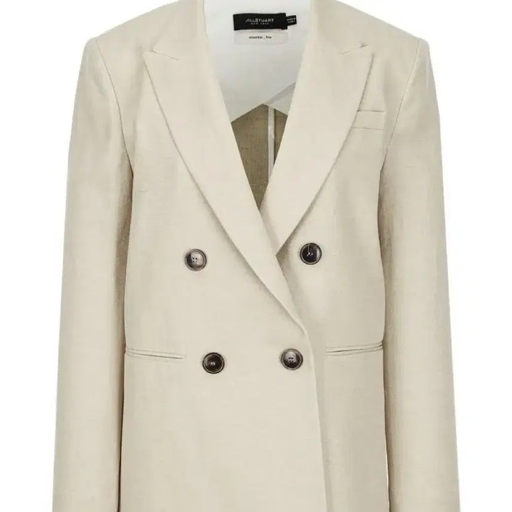 [BUNJANG] Jill Stuart New York Linen Jacket / 질스튜어트뉴욕 린넨 자켓 드뮤어룩 올드머니룩 출근룩 하객룩 결혼식