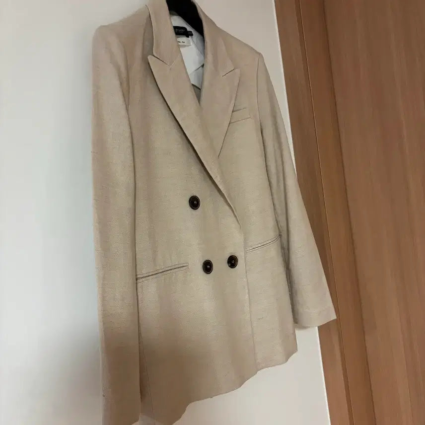 [BUNJANG] Jill Stuart New York Linen Jacket / 질스튜어트뉴욕 린넨 자켓 드뮤어룩 올드머니룩 출근룩 하객룩 결혼식