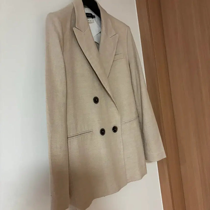 [BUNJANG] Jill Stuart New York Linen Jacket / 질스튜어트뉴욕 린넨 자켓 드뮤어룩 올드머니룩 출근룩 하객룩 결혼식