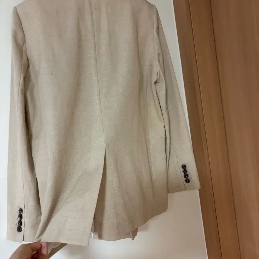 [BUNJANG] Jill Stuart New York Linen Jacket / 질스튜어트뉴욕 린넨 자켓 드뮤어룩 올드머니룩 출근룩 하객룩 결혼식