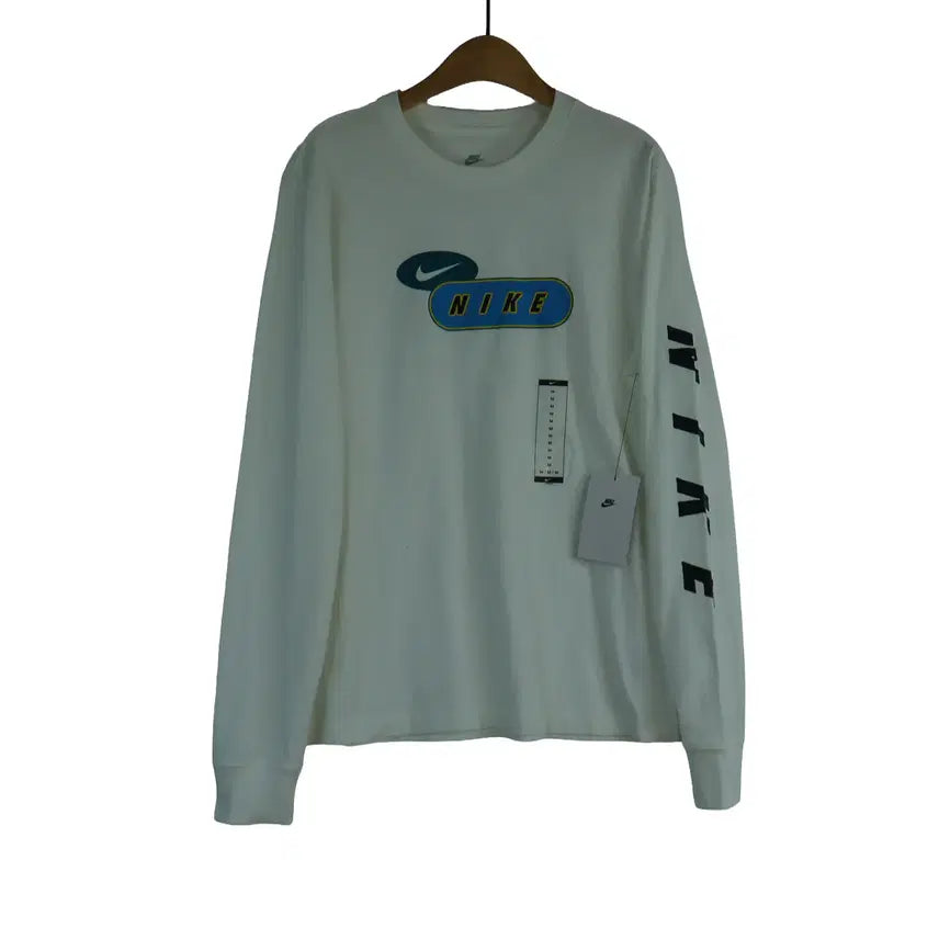 [SOLD OUT] 나이키 NIKE 정품 화이트 그래픽 긴팔 티셔츠 M 남녀공용