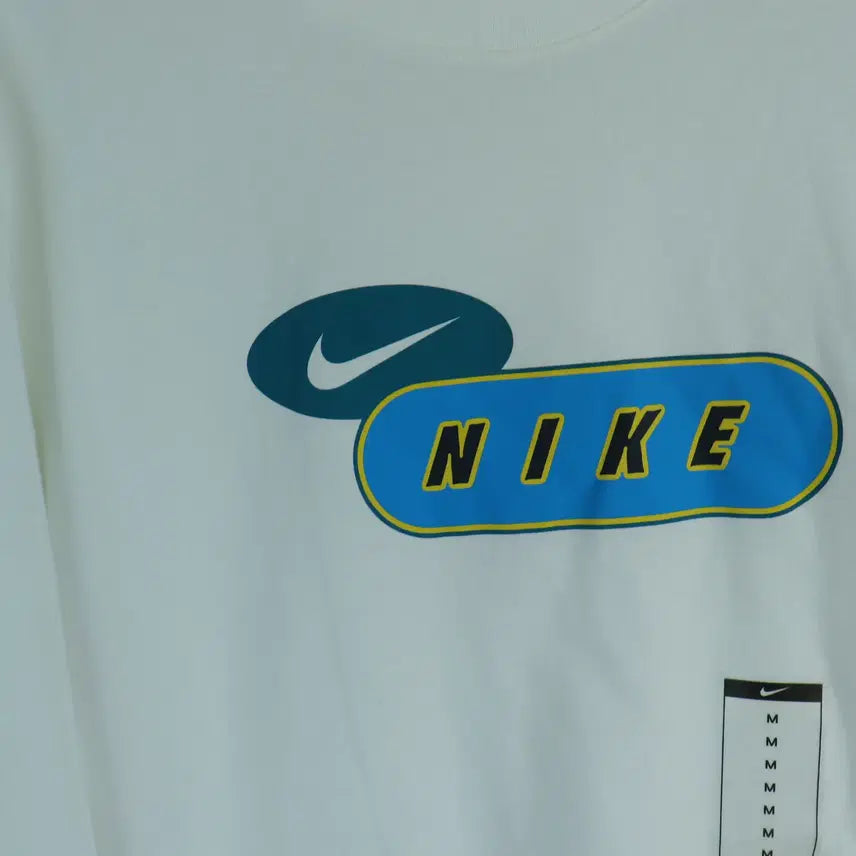 [SOLD OUT] 나이키 NIKE 정품 화이트 그래픽 긴팔 티셔츠 M 남녀공용