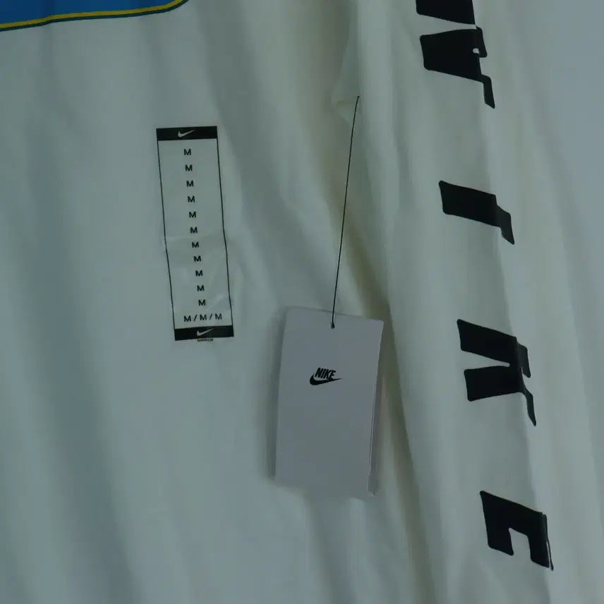 [SOLD OUT] 나이키 NIKE 정품 화이트 그래픽 긴팔 티셔츠 M 남녀공용