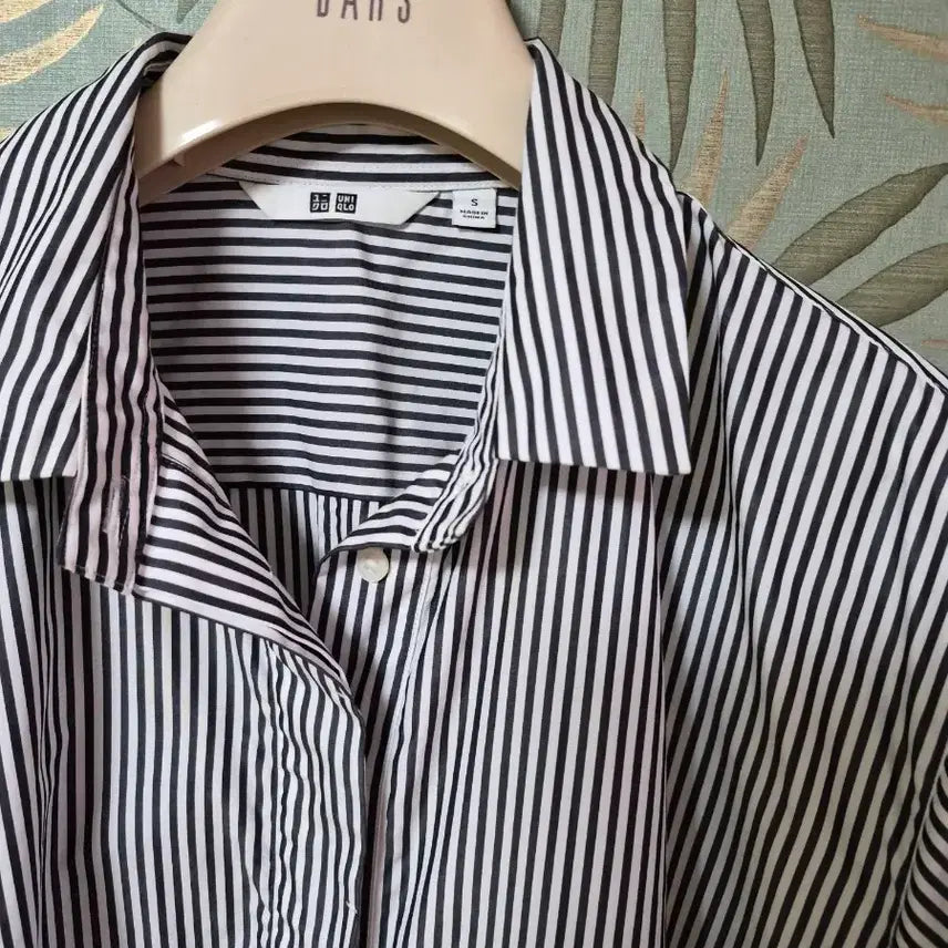 [BUNJANG] Uniqlo Striped Shirt Dress / 유니클로 스트라이프 셔츠 원피스
