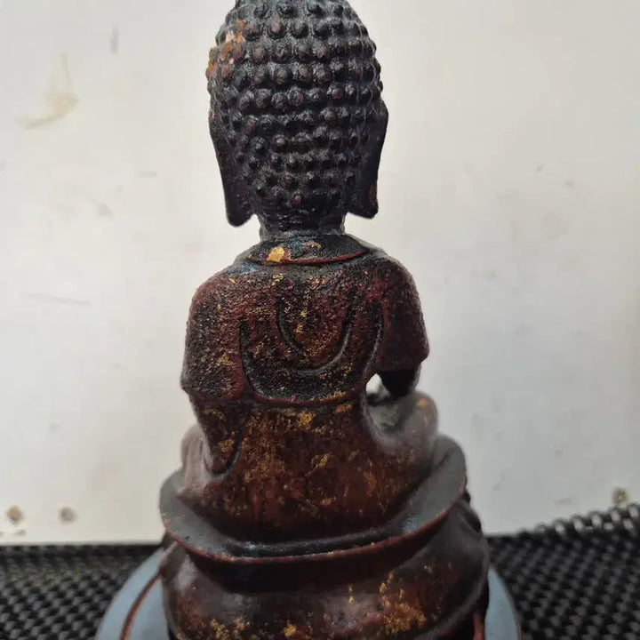 [BUNJANG] Iron Gilt Yaksa Yeorae Buddha Statue / 20년소장품 무쇠 개금약사여래불상
