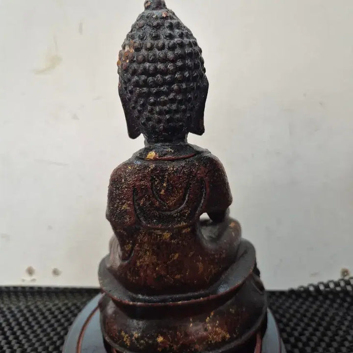[BUNJANG] Iron Gilt Yaksa Yeorae Buddha Statue / 20년소장품 무쇠 개금약사여래불상