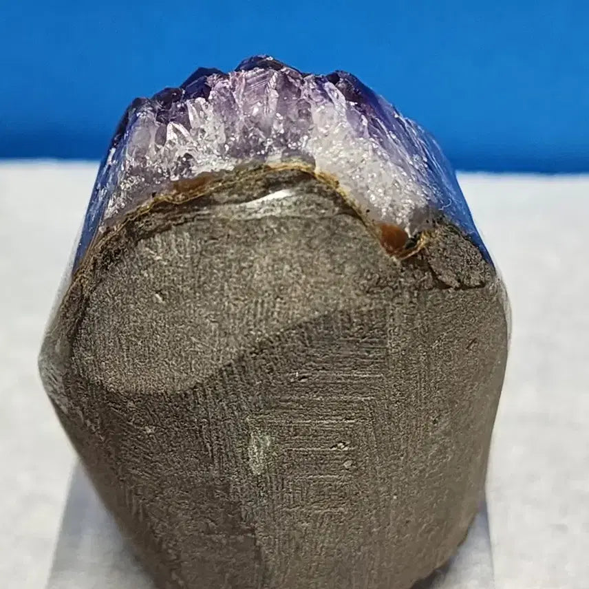 [BUNJANG] Natural Crystal Amethyst Cluster with Stand / 천연크리스탈 자수정 원석+받침대