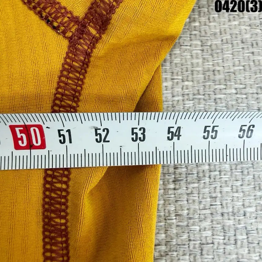 [SOLD OUT] L 마무트 머스타드 컬러 긴팔 티셔츠 0420(3)