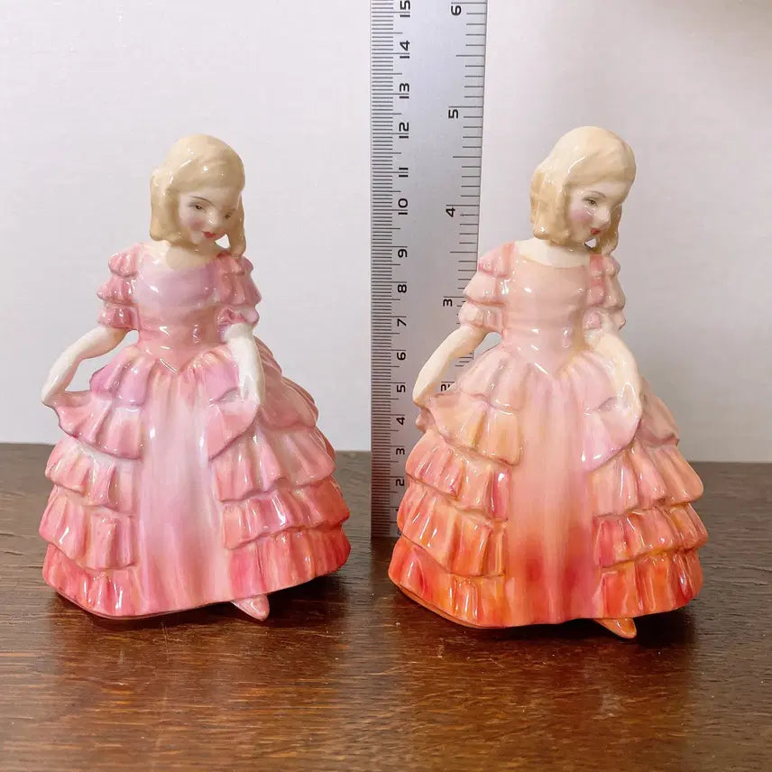 [BUNJANG] Royal Doulton Orange Figurine Set / 로얄덜튼 희귀색상 피겨린세트 (주황)