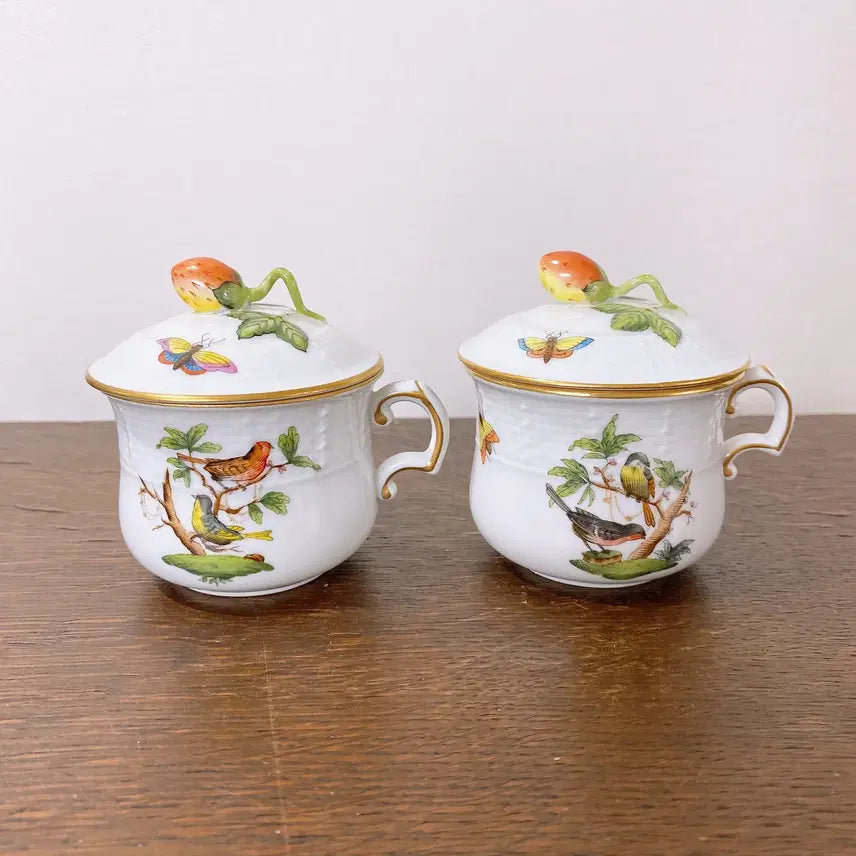[BUNJANG] Herend Rothschild Bird Chocolate Cup / 해렌드 로쉴드버드 부용잔 초코잔