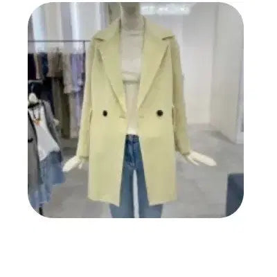 [BUNJANG] CC Collect Loose Fit Handmade Coat / [사놓고보관만한 새제품무방]정가 30만원대 백화점코트 씨씨콜렉트 정품 루