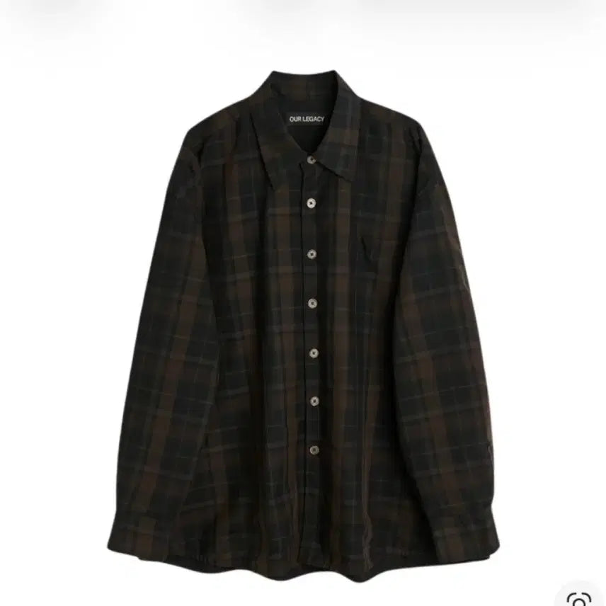 [BUNJANG] Our Legacy Borrowed Shadow Check Shirt / 아워레가시 / 보로우드 쉐도우 체크 셔츠 / 48