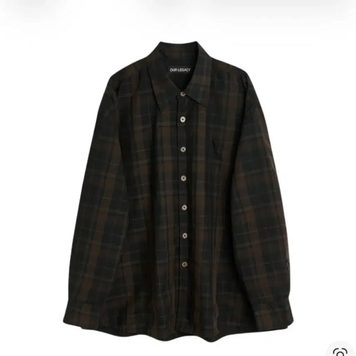 [BUNJANG] Our Legacy Borrowed Shadow Check Shirt / 아워레가시 / 보로우드 쉐도우 체크 셔츠 / 48