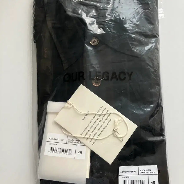 [BUNJANG] Our Legacy Borrowed Shadow Check Shirt / 아워레가시 / 보로우드 쉐도우 체크 셔츠 / 48