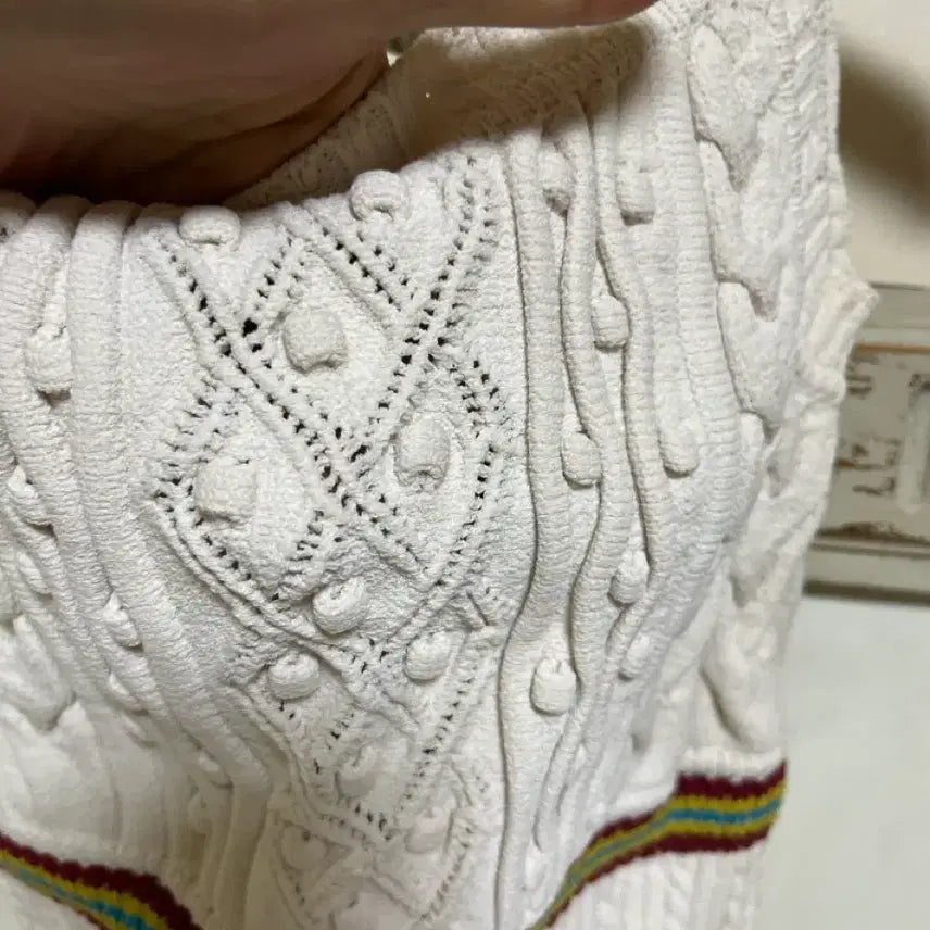 [BUNJANG] Christian Dior Ivory Summer Knit / 크리스찬 디올 여름니트