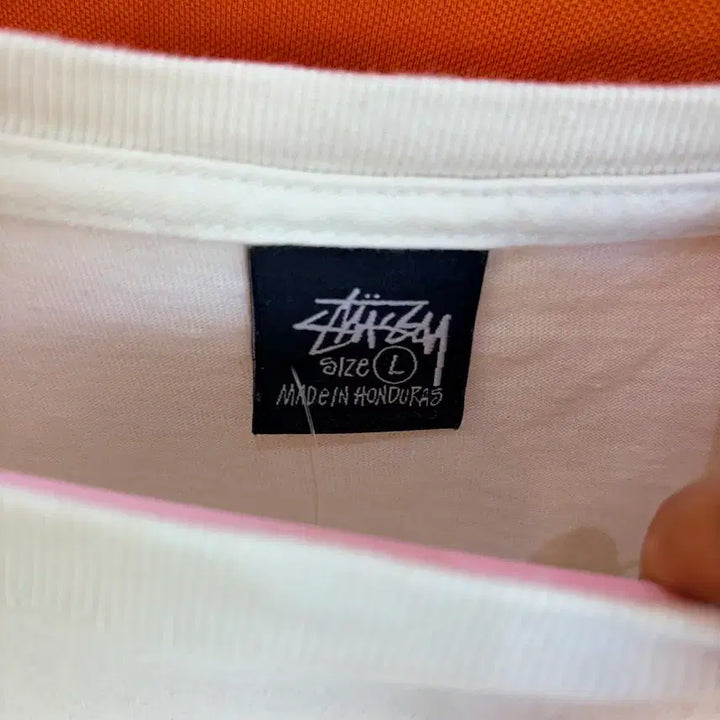 [BUNJANG] Stussy Dice Short Sleeve T-Shirt Ivory / 스투시 다이스 반팔 티셔츠 아이보리