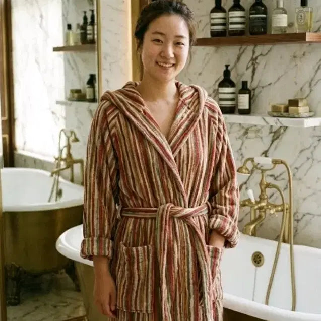 [BUNJANG] Missoni Home Hooded Robe - Italian Design, Size L / 정품) 미쏘니 홈 후드 로브 가운 - 고급스러운 이태리 감성 (L사이즈)