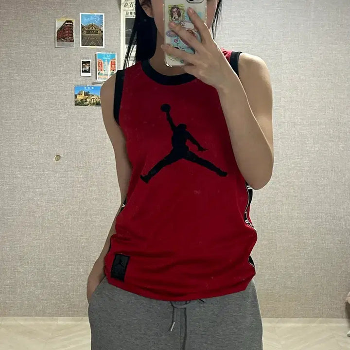 [BUNJANG] Jordan Kids Basketball Sleeveless T-Shirt / 조던 키즈 농구 나시티