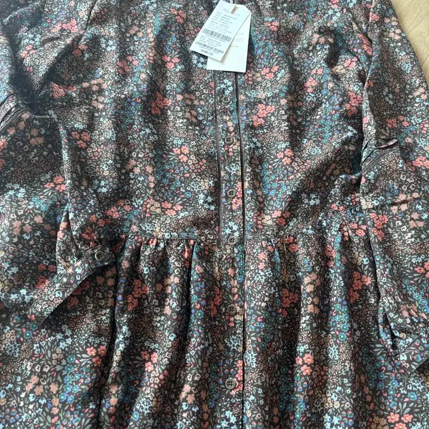 [BUNJANG] Thursday Island Floral Pattern Long Dress S Size / 써쓰데이아일랜드원피스s사이즈 새상품