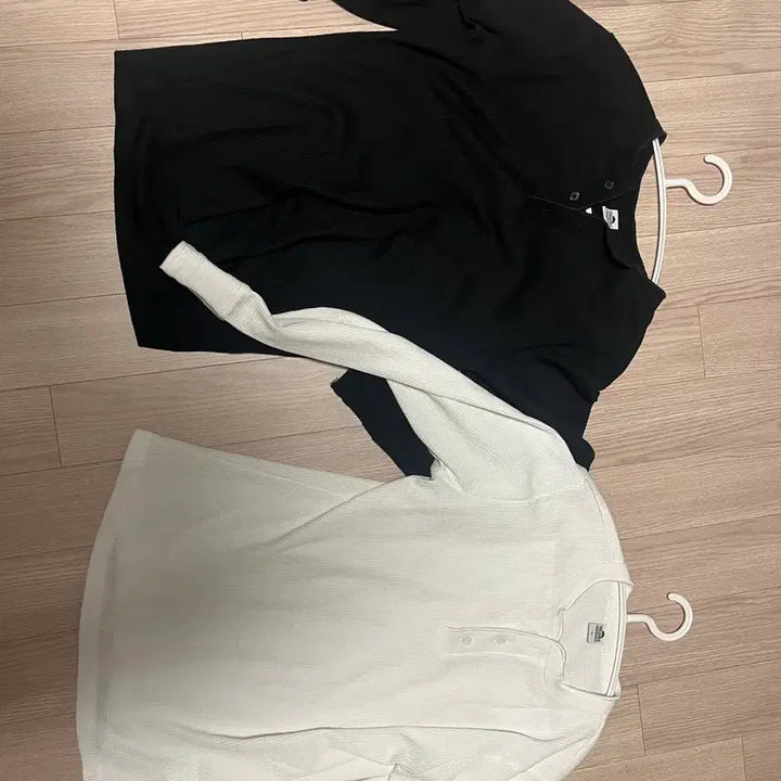 [SOLD OUT] 와플 헨리넥 티셔츠 헨리넥 긴팔티 2장 가격