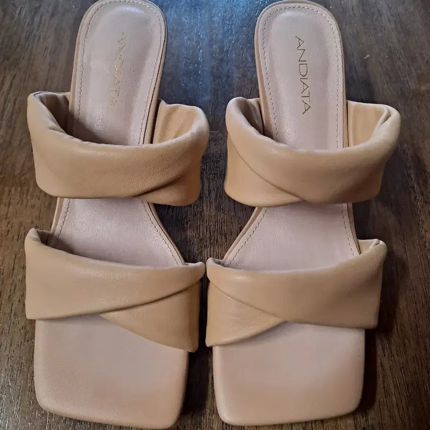 [BUNJANG] Soft Lambskin Leather Sandals / 양가죽 샌들
