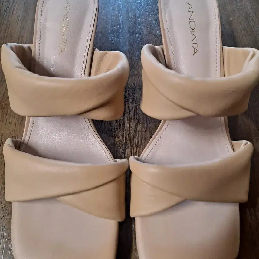 [BUNJANG] Soft Lambskin Leather Sandals / 양가죽 샌들