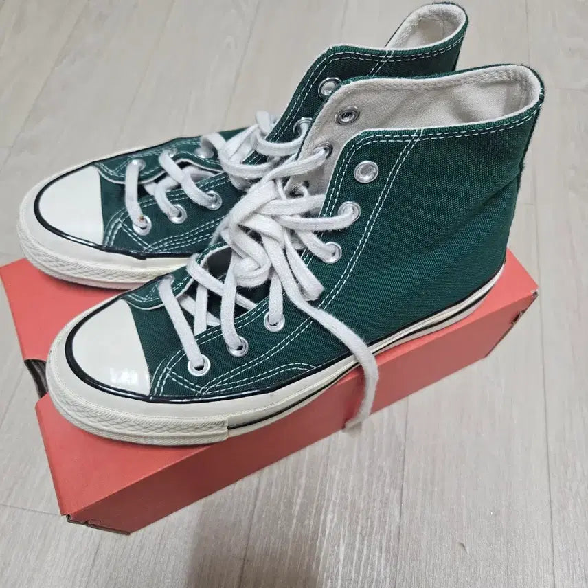 [BUNJANG] Converse Chuck 70 Midnight Clover High Top Shoes (235) / 컨버스 하이 척70 미드나잇 클로버 235