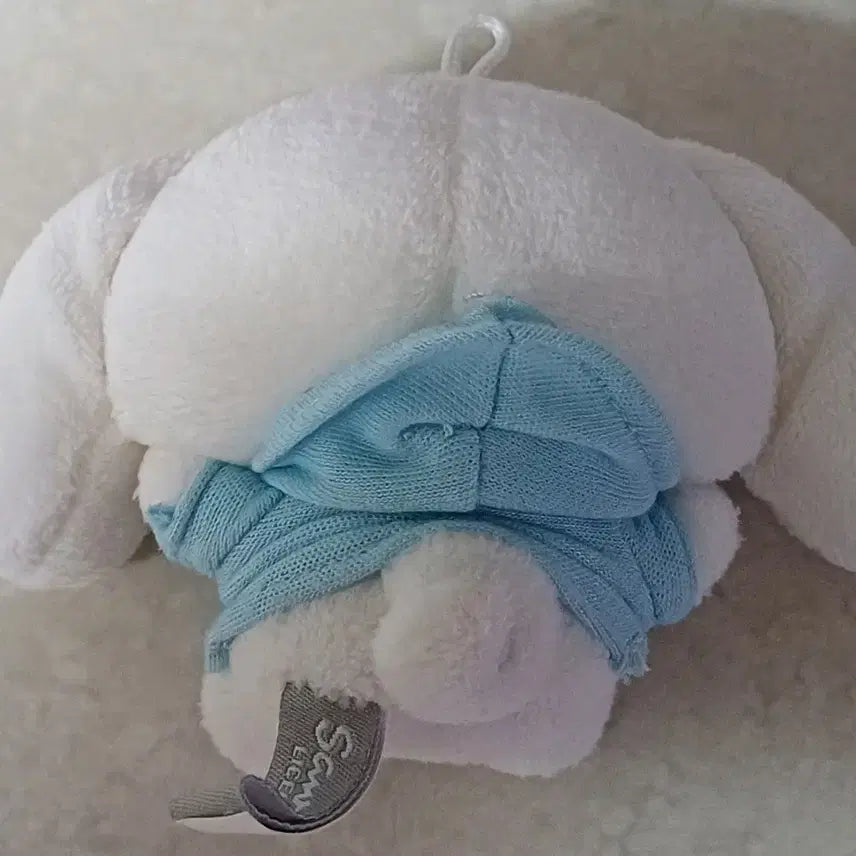 [BUNJANG] Sanrio Cinnamoroll Hooded Doll Keychain / 산리오 시나모롤 후드 인형 키링