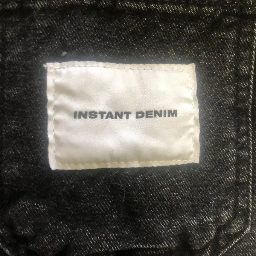 [BUNJANG] Branded Black Denim Trucker Jacket 2XL / 브랜디드 흑청 트러커 자켓 2XL 110 사이즈