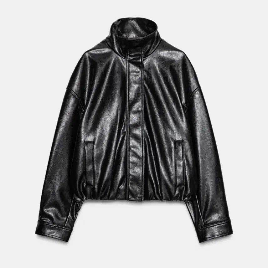 [BUNJANG] ZARA Faux Leather Jacket / (새상품) 자라 페이크 레더 자켓