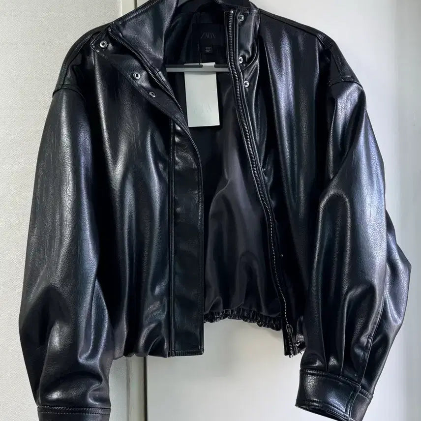 [BUNJANG] ZARA Faux Leather Jacket / (새상품) 자라 페이크 레더 자켓