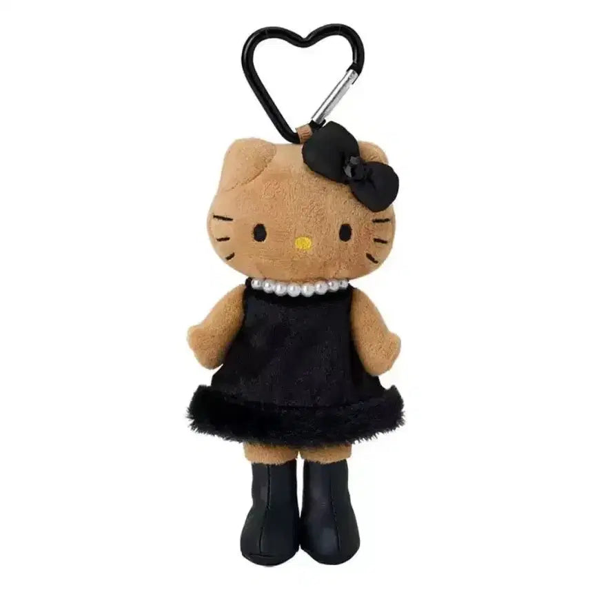 [BUNJANG] Hello Kitty Long Legs Black Dress Keyring / 헬로키티 롱다리 블랙드레스 키링