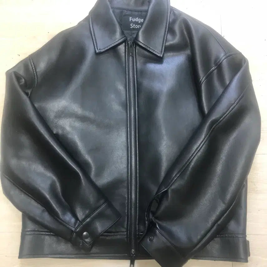 [BUNJANG] LafargeStore Buffing Leather Single Rider Jacket L / 라퍼지스토어 버핑레더 싱글라이더자켓 L 100