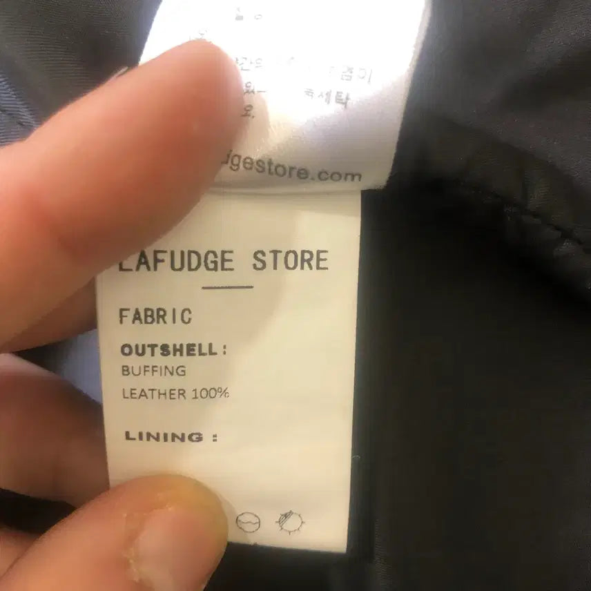 [BUNJANG] LafargeStore Buffing Leather Single Rider Jacket L / 라퍼지스토어 버핑레더 싱글라이더자켓 L 100