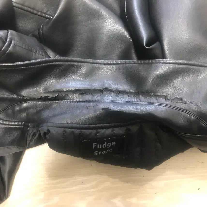 [BUNJANG] LafargeStore Buffing Leather Single Rider Jacket L / 라퍼지스토어 버핑레더 싱글라이더자켓 L 100