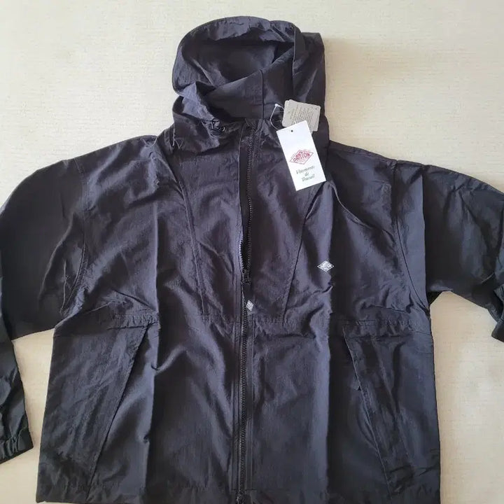 [BUNJANG] DANTON Hooded Windbreaker Black M New / DANTON 단톤 블랙 후드 바람막이 M 새상품