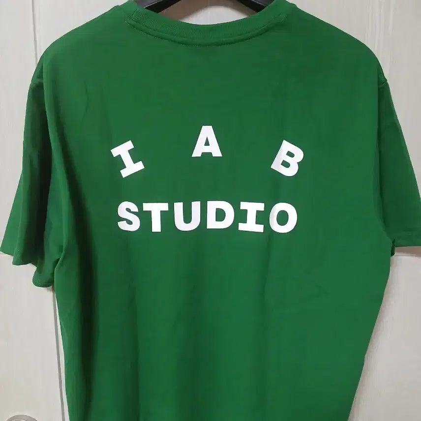 [BUNJANG] IAB Studio Short Sleeve T-Shirt Green XL / 아이앱 반팔 그린 XL