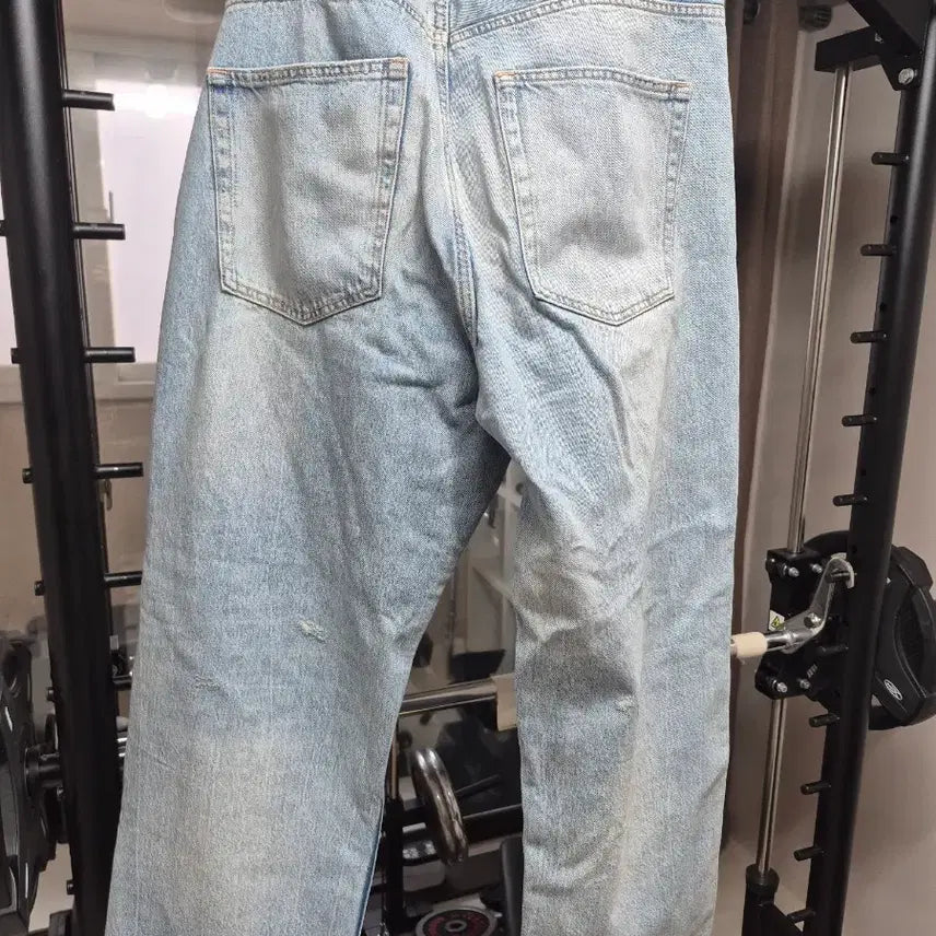 [BUNJANG] ZARA Light Wash Wide Denim Pants / 자라 연청 와이드데님팬츠 36