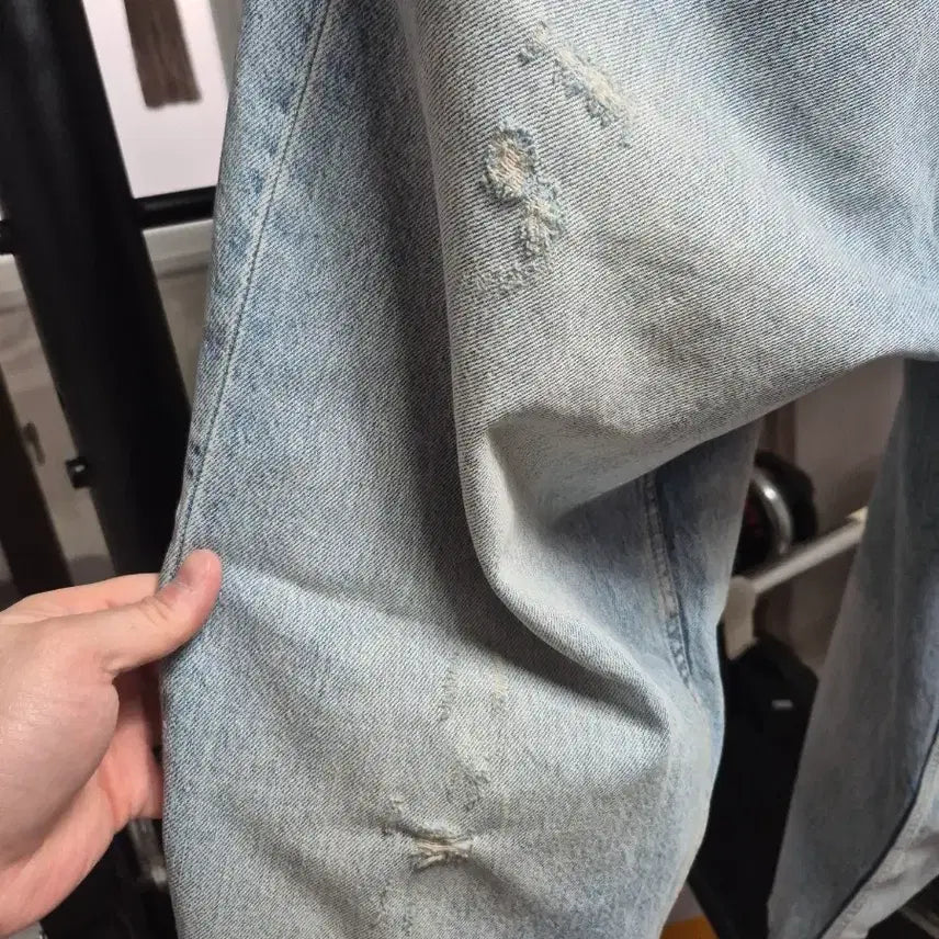 [BUNJANG] ZARA Light Wash Wide Denim Pants / 자라 연청 와이드데님팬츠 36