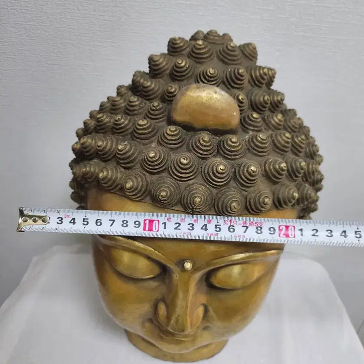 [BUNJANG] Antique Brass Buddha Head Sculpture / 옛날 불두 불상  놋불두  입니다
