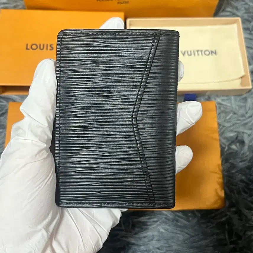 [BUNJANG] Louis Vuitton Pocket Organizer Epi Black / [풀구성]루이비통 포켓 오거나이저 에피 블랙