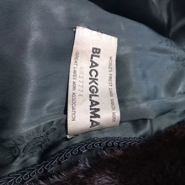 [BUNJANG] Madame Polla Black Glamour Mink Long Coat / Madame Polla 블랙글라머 밍크롱코트100