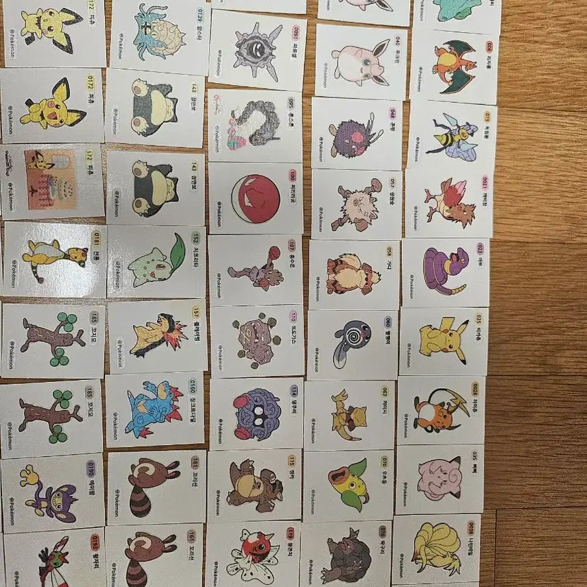 [BUNJANG] Pokemon Bread Stickers Bundle / (가격제시O)포켓몬 빵 띠부띠부씰 다수