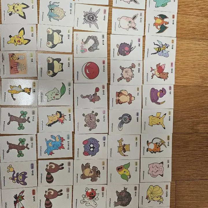 [BUNJANG] Pokemon Bread Stickers Bundle / (가격제시O)포켓몬 빵 띠부띠부씰 다수