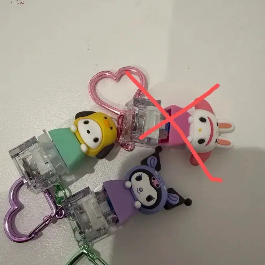 [BUNJANG] Sanrio Keycap Keyring / 산리오 키캡키링/클릭커